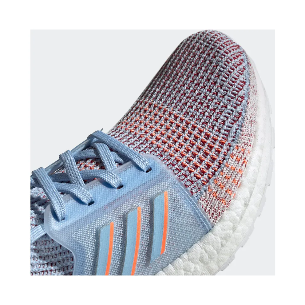 Adidas UltraBoost 19 ‘Coral Glow Blue’ Glow Blue/Hi Res Coral/Active Maroon (G27483)