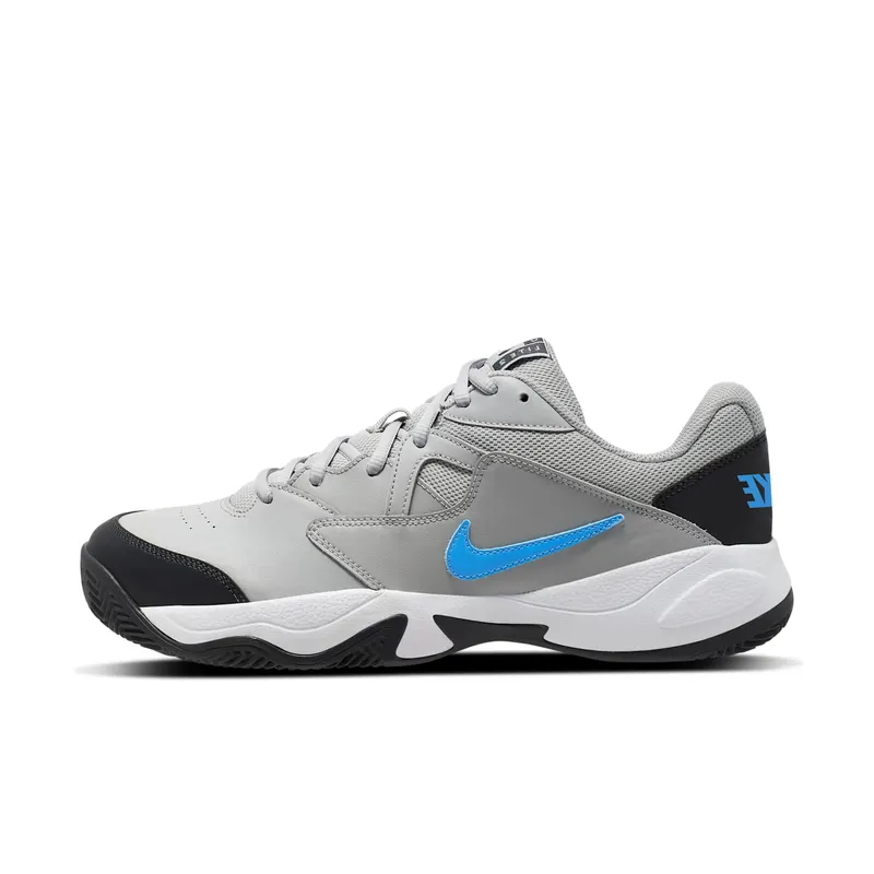 NikeCourt Lite 2 (gravel) Grey “Light Sandstone / Off-Noir / White / Blue Hero” (CD0392-011)