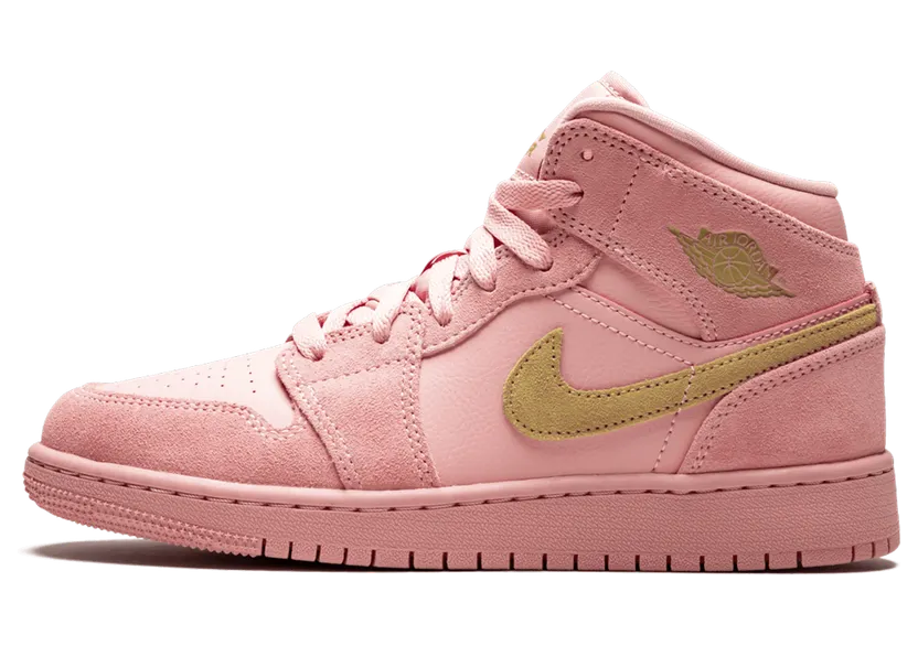 Jordan 1 Mid Coral Gold (GS)