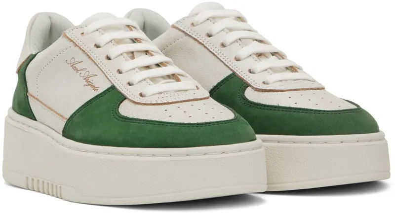 Axel Arigato Off-White & Green Orbit White/Kale Green (F0180036)
