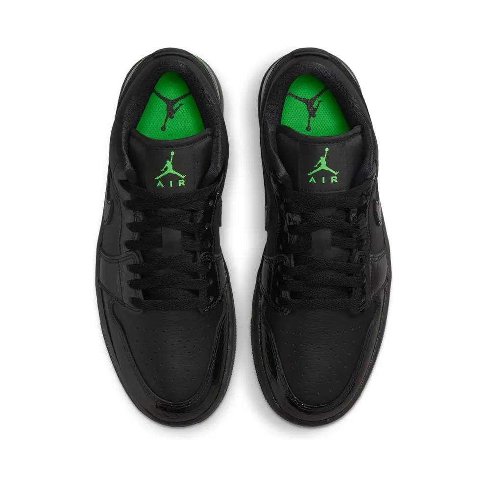 Jordan 1 Low SE “Black Croc Scream Green” (IQ9701-010)