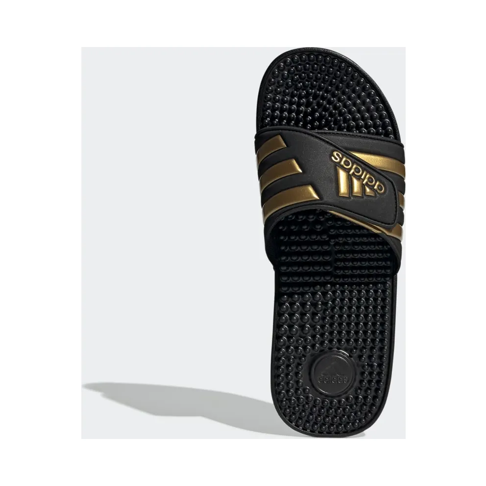 Adidas Adissage Slides Core Black / Gold Metallic / Core Black (EG6517)