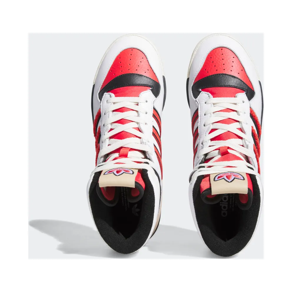 Adidas Rivalry High Cloud White / Glory Red / Core Black (FZ6332)
