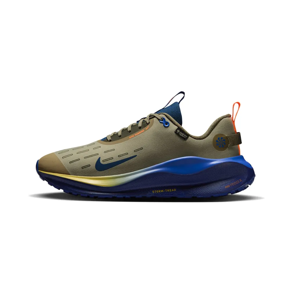 Nike React Infinity Run 4 Gore-Tex Neutral Olive Racer Blue Cargo Khaki Thunder Blue (HQ3222-276)