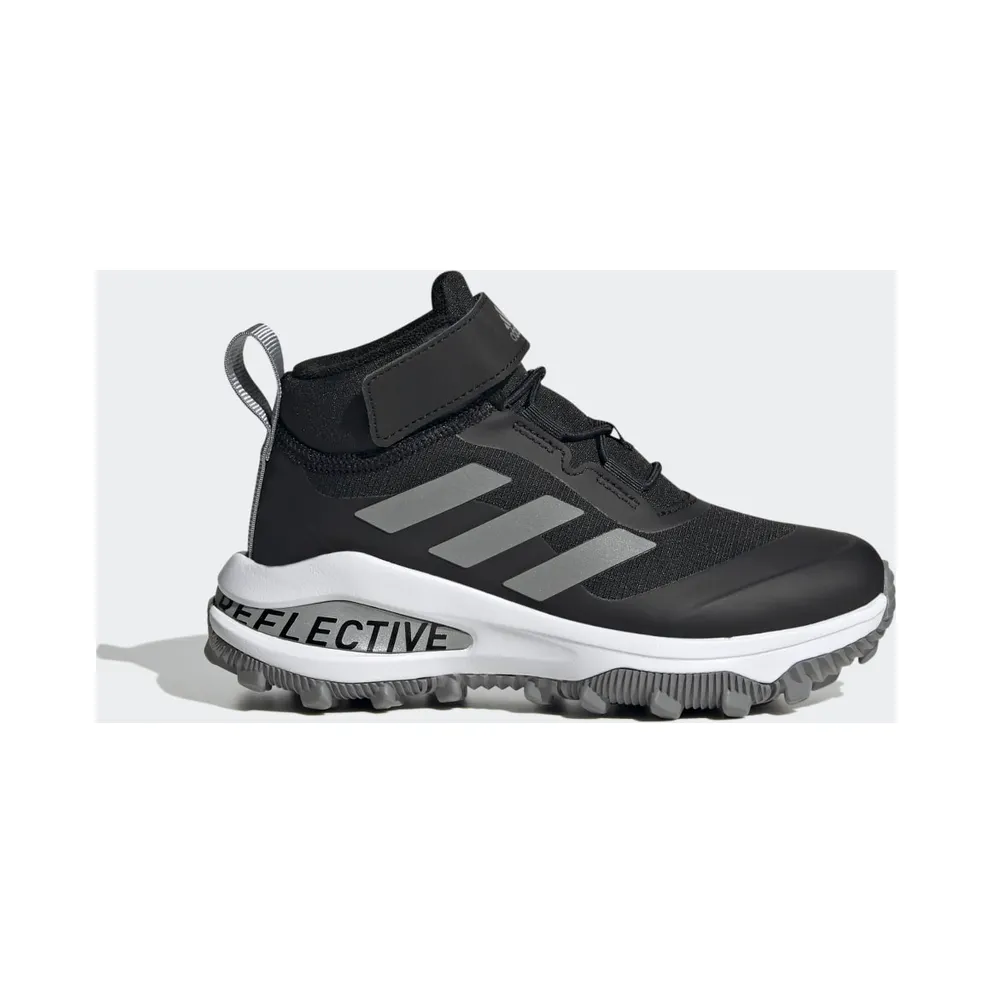 Adidas Fortarun All Terrain Cloudfoam Sport Running Elastic Lace and Top Strap Core Black / Silver Metallic / Cloud White (GZ1804)