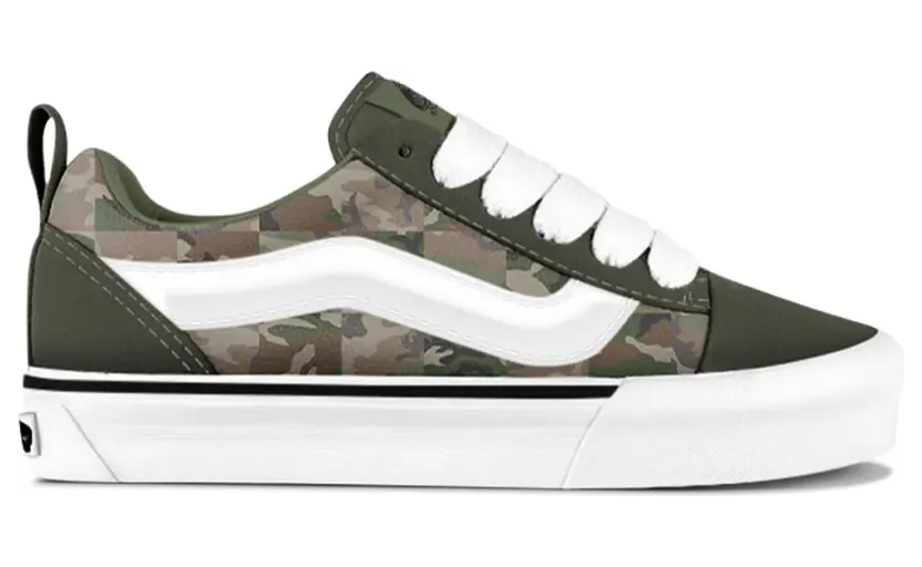 Vans Jongens Sneakers Knu Skool Elastic Lace – Khaki (VN000D0KHK6)