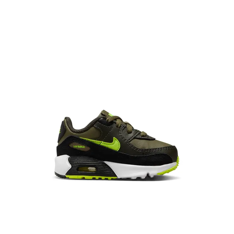 Nike Air Max 90 LTR TD “Medium Olive/Volt-Black” (DV3609-200)