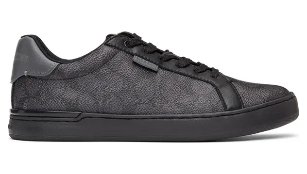 Coach 1941 Grey and Black Lowline Sneakers (G5025 CQ/GY)