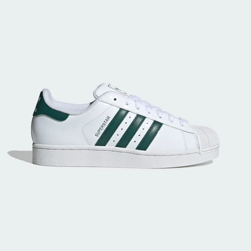 Adidas SUPERSTAR II “Cloud White Collegiate Green” (JR7314)