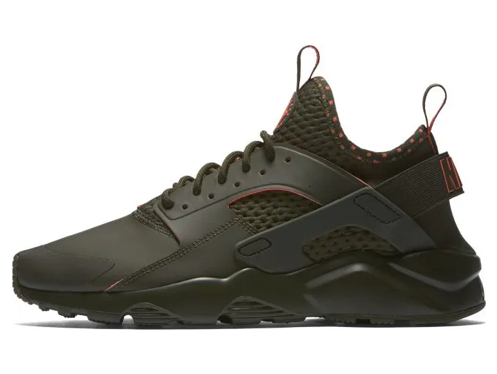 Nike Air Huarache Run Ultra Cargo Khaki Crimson