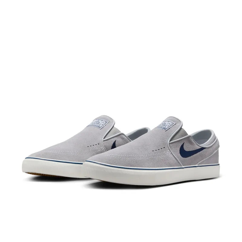 Nike SB Janoski+ Slip Wolf Grey Summit White Navy (FN5893-002)