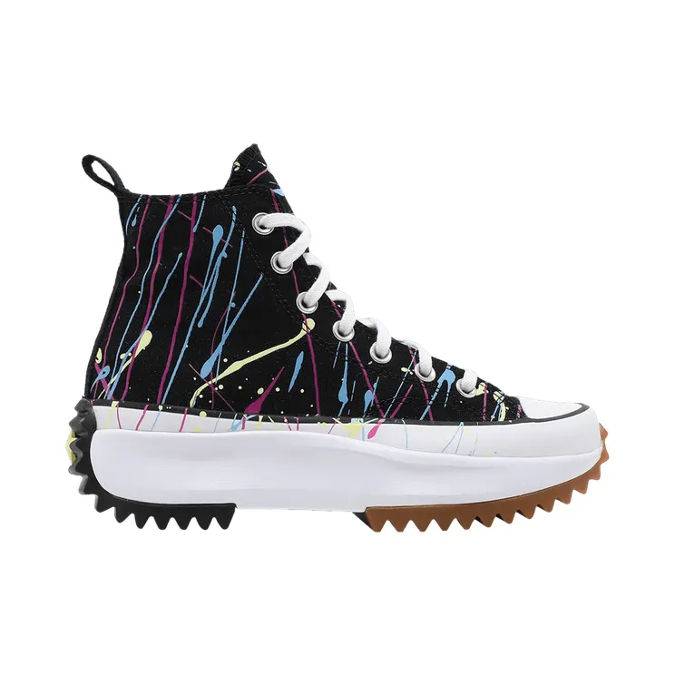 Converse Run Star Hike Hi Paint Splatter Black (W) (571872C)