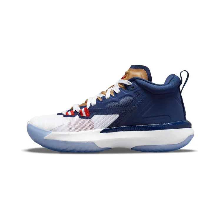 Nike Zion 1 “Blue Void / White / Metallic Gold / University Red” (DA3131-401)