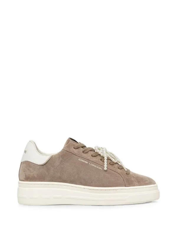 Crime London New Elevate sneakers with platform – Brown (23750AA9)
