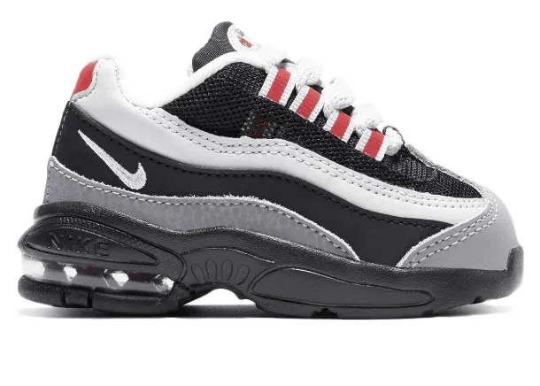 Nike Little Air Max 95 Grey (TD) Particle Grey/Gray Fog/White (905462-036)