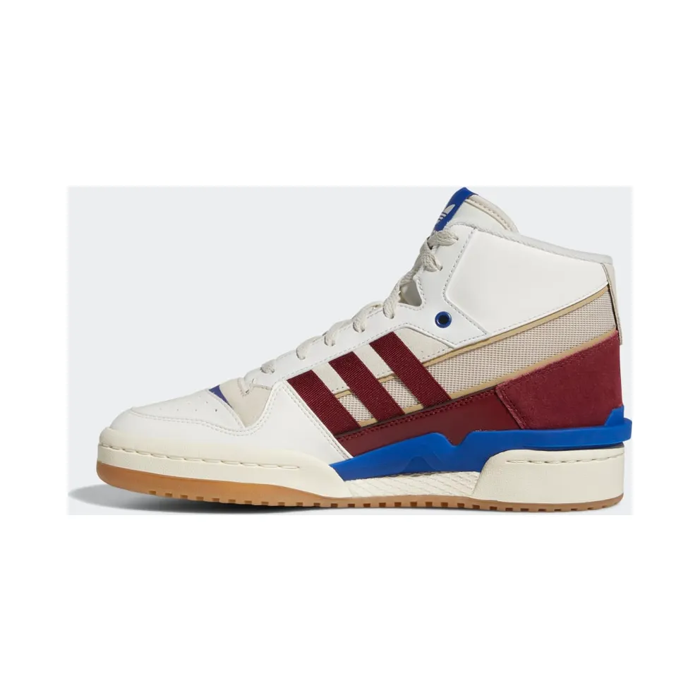adidas Forum Exhibit Mid Cloud White / Collegiate Burgundy / Bliss (GX4120)