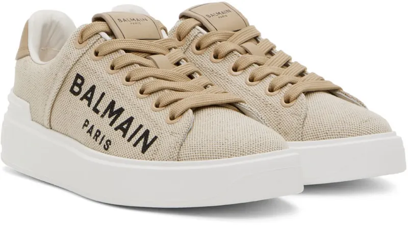 Balmain Beige B-Court (YN1VI690TWCL)