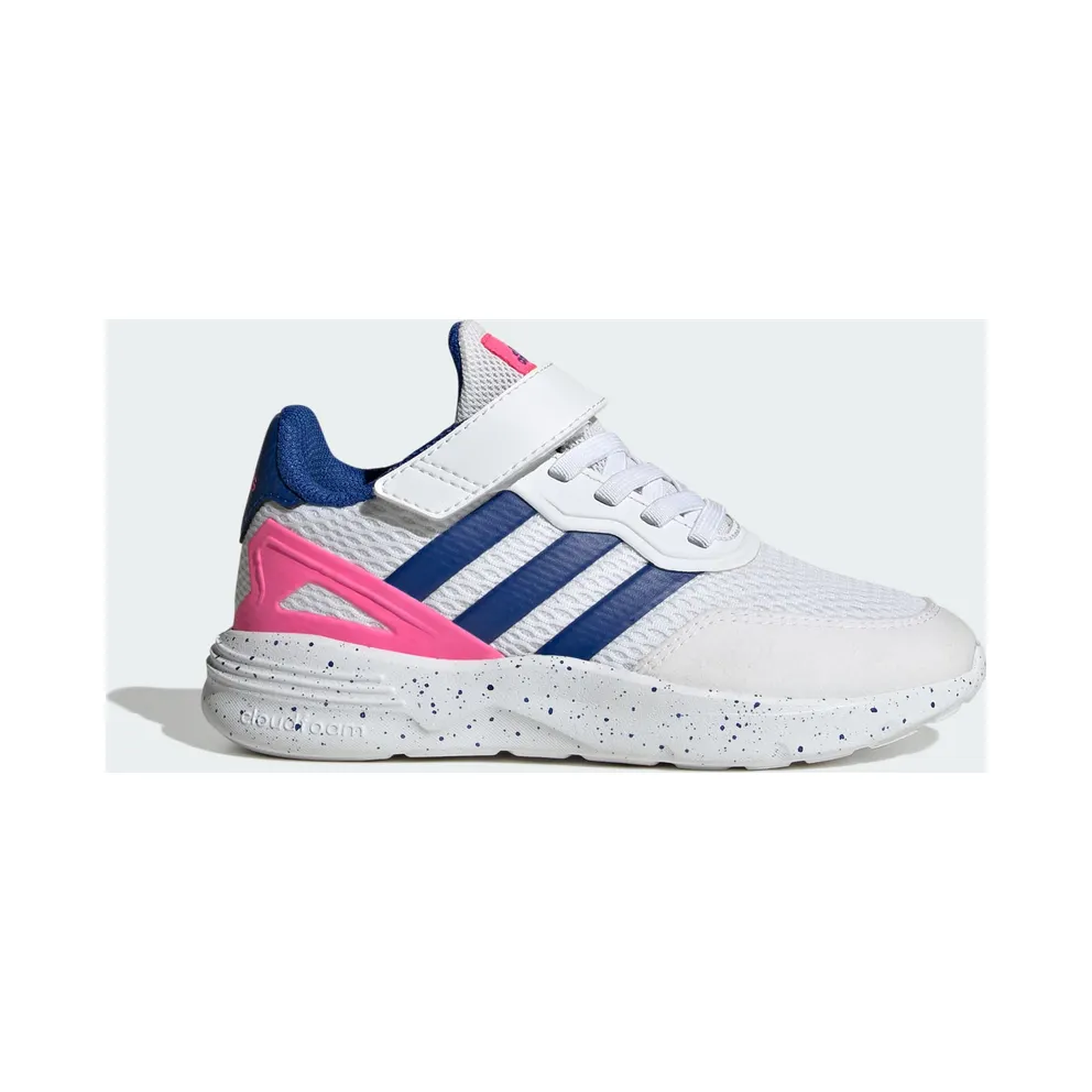 Adidas Nebzed Elastic Lace Top Strap Cloud White / Royal Blue / Lucid Pink (IG7250)