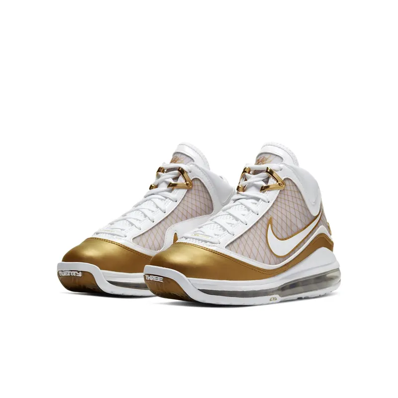 Nike LeBron 7 China Moon 2020 (GS) White/Metallic Gold-White (CK0719-100)