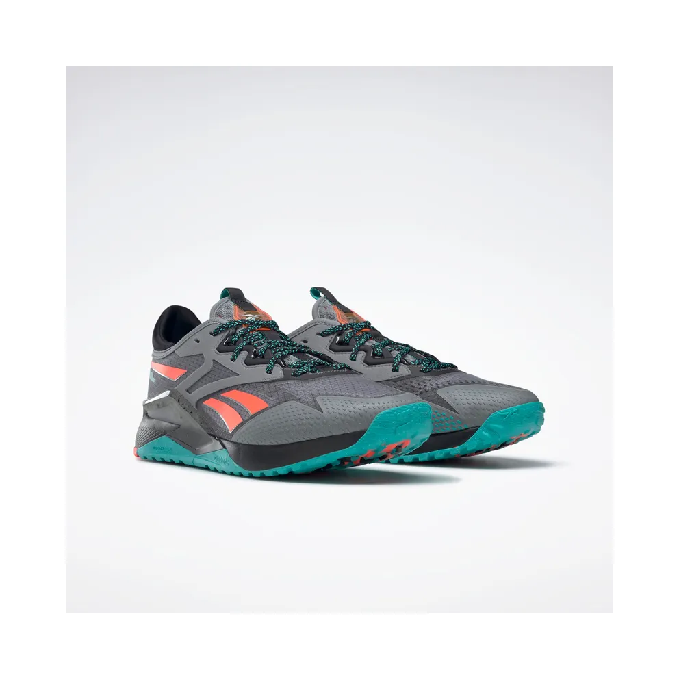 Reebok Nano X2 TR Adventure Pure Grey 5 / Core Black / Classic Teal (GY2117)