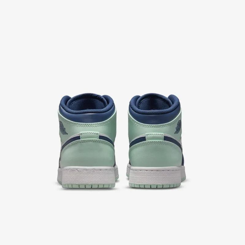 Jordan 1 Mid Blue Mint (GS) (554725-413)