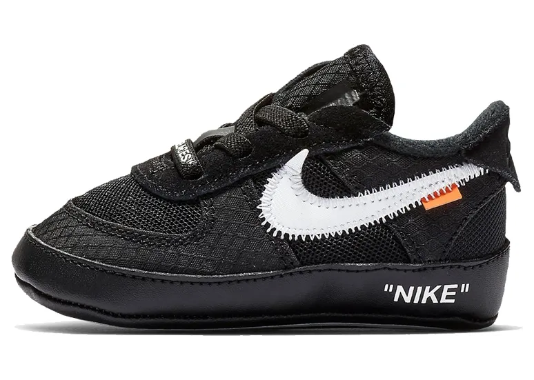 Nike x Off White Air Force 1 Low Black (Toddler) (2018) (BV0854-001)