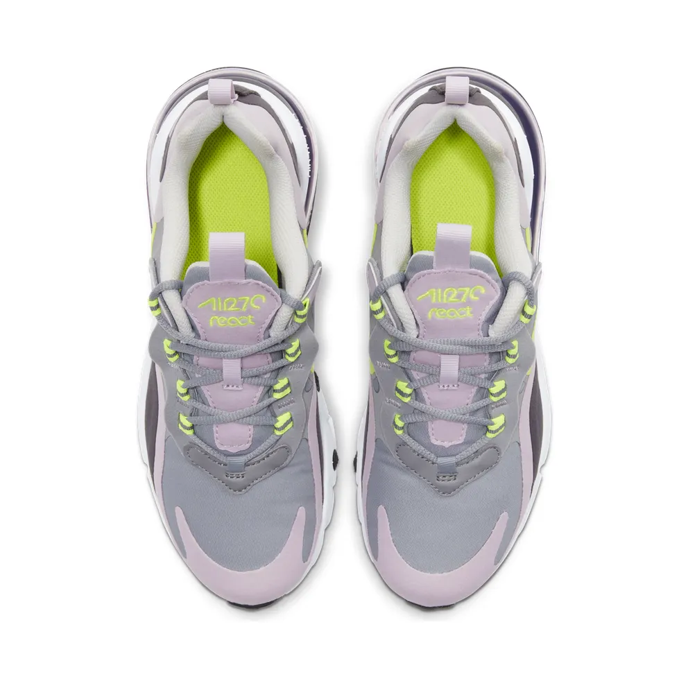 Nike Air Max 270 React Iced Lilac (GS) Particle Grey/Iced Lilac/Off Noir (BQ0103-010)