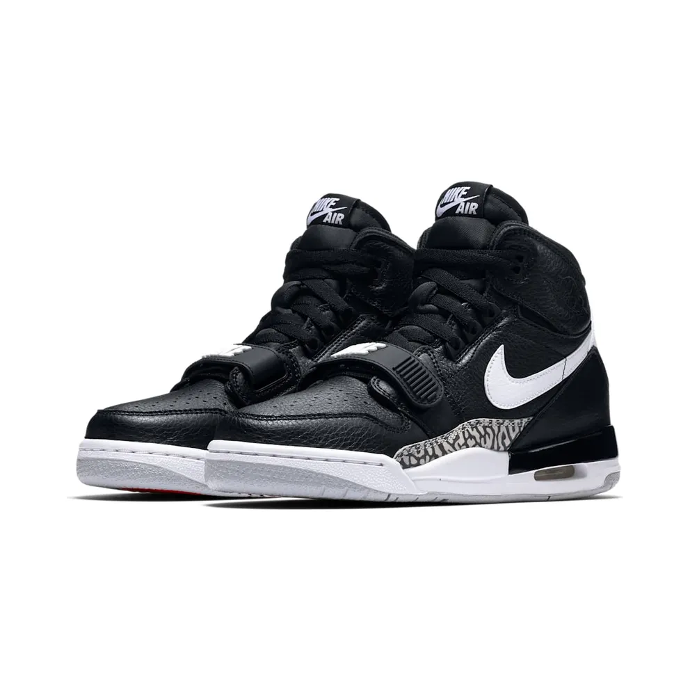 Jordan Legacy 312 Black White (GS) Black/White (AT4040-001)