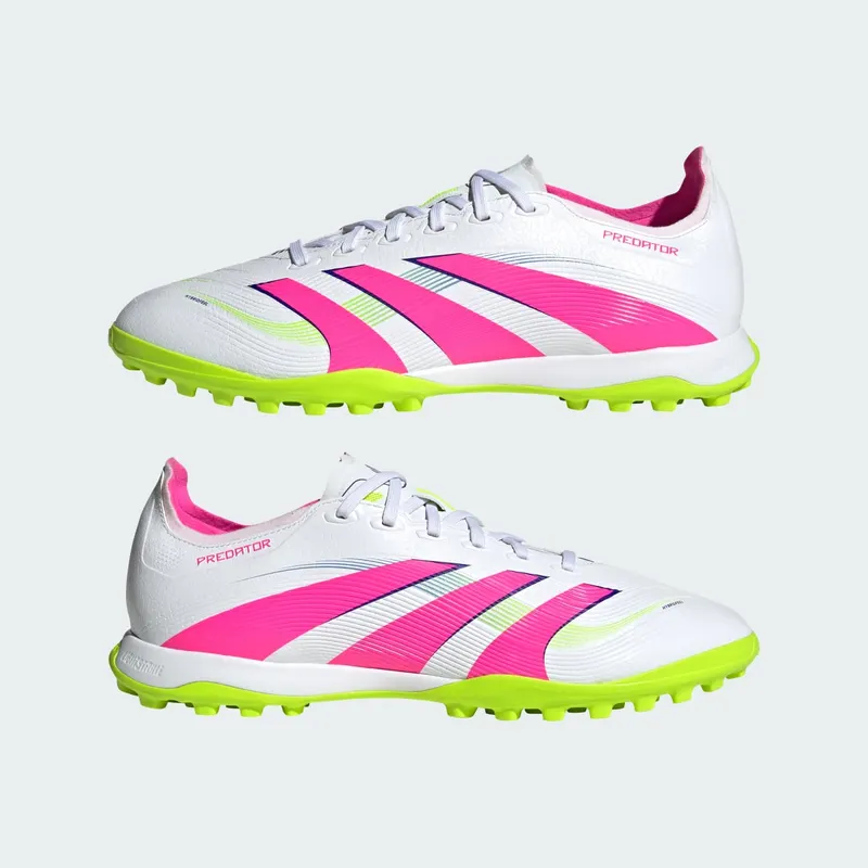 adidas Predator League Turf Cloud White Lucid Pink Lucid Lemon (ID3767)