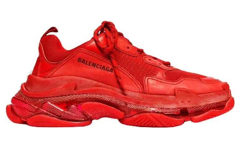 Balenciaga Triple S Red Clear Sole (541624W09O16500/541624W2CE16500)