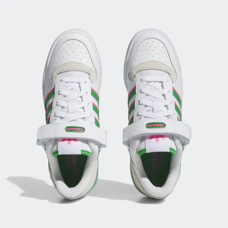 adidas Forum Low Cloud White / Green / Lucid Pink (IE7422)
