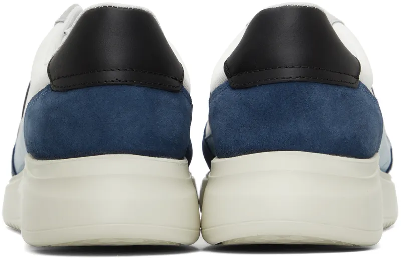 Axel Arigato White & Blue Genesis Vintage Sneakers (27574)