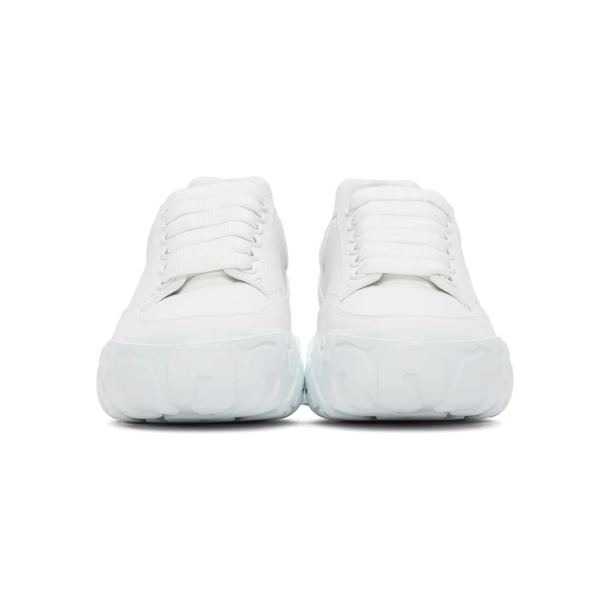 Alexander McQueen White Court Trainer Sneakers (633915WIA98) (2)