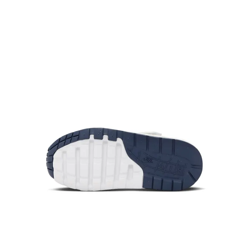 Nike Air Max 1 EasyOn PS “White Bronzine Midnight Navy Light Orewood Brown” (DZ3308-103)