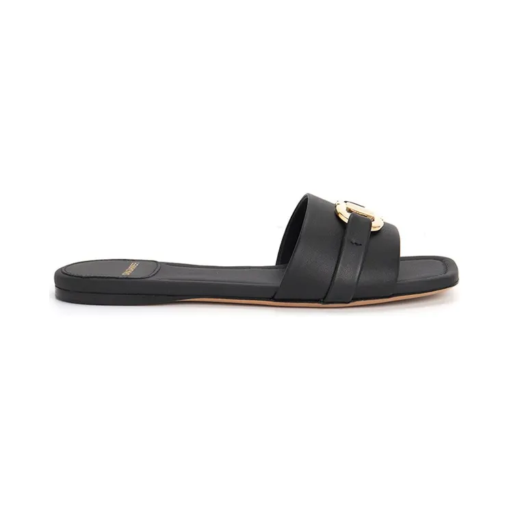 Ferragamo Gancini Flat Slide Black (01G997-769636-1C)