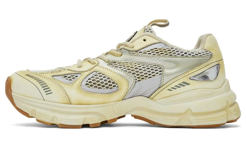 Axel Arigato Yellow Dip-Dye Marathon Sneakers (33111) (3)