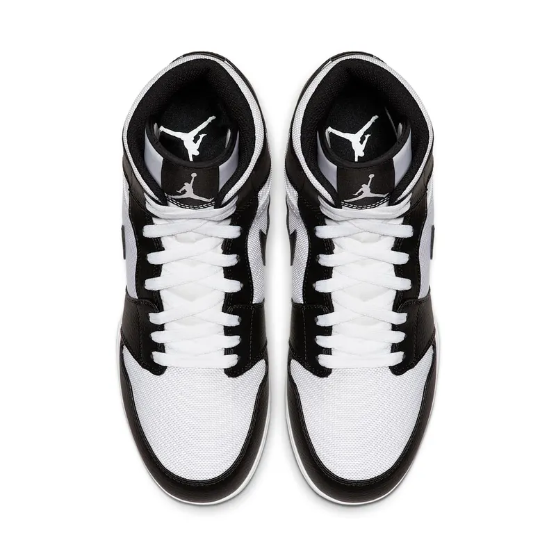 Jordan 1 TD Mid White Black White/Black-Black (AR5604-100)