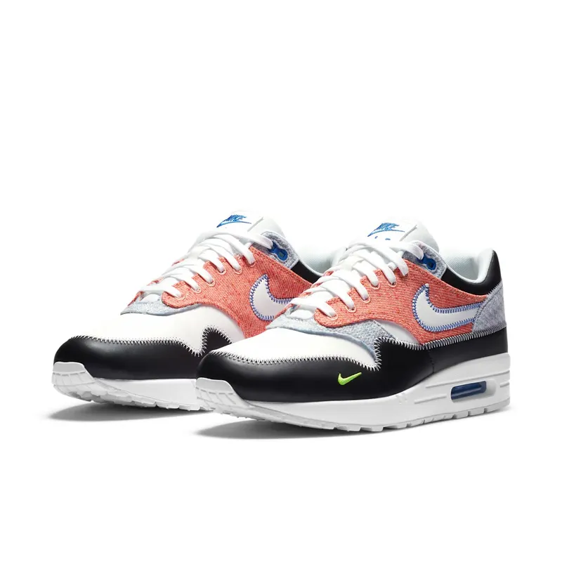 Nike Air Max 1 Recycled White White/Black-Electric Green-Game Royal (CT1643-100)