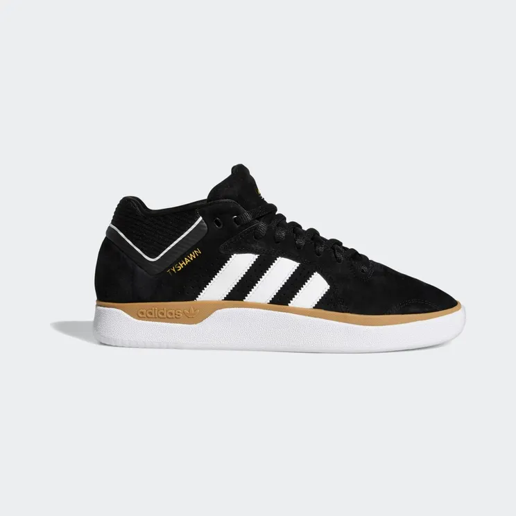 adidas Tyshawn Core Black / Cloud White / Gum (FY0441)