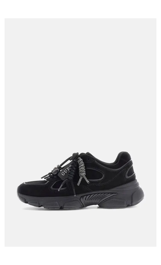 Guess – Irrina Sneakers – Dames – Schoenen – Zwart (FLFIRR-SUE12-BLACK)