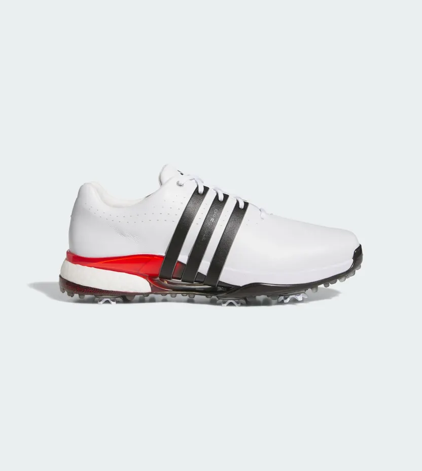 Adidas Tour360 24 Golf “Cloud White Core Black Lucid Red” (IH8539)