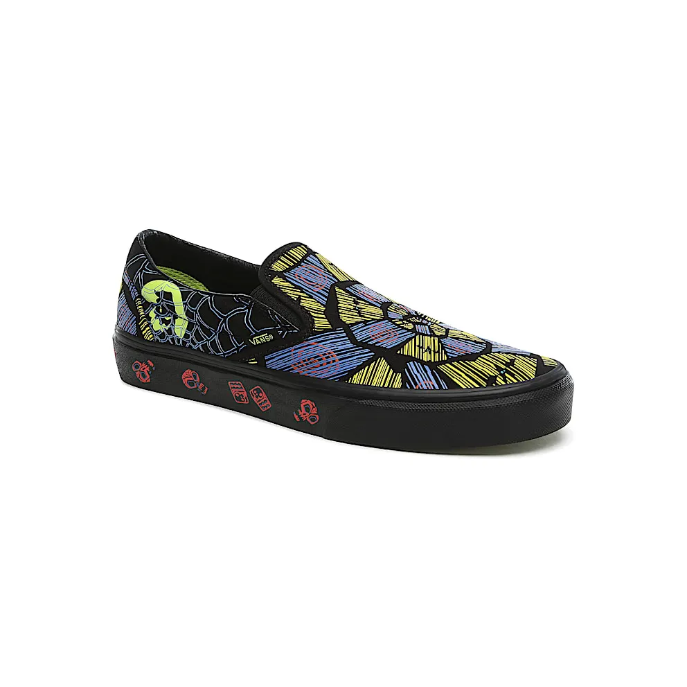 Vans The Nightmare Before Christmas x Classic Slip-On ‘Oogie Boogie’ Black/Multi (VN0A4BV3TA5)