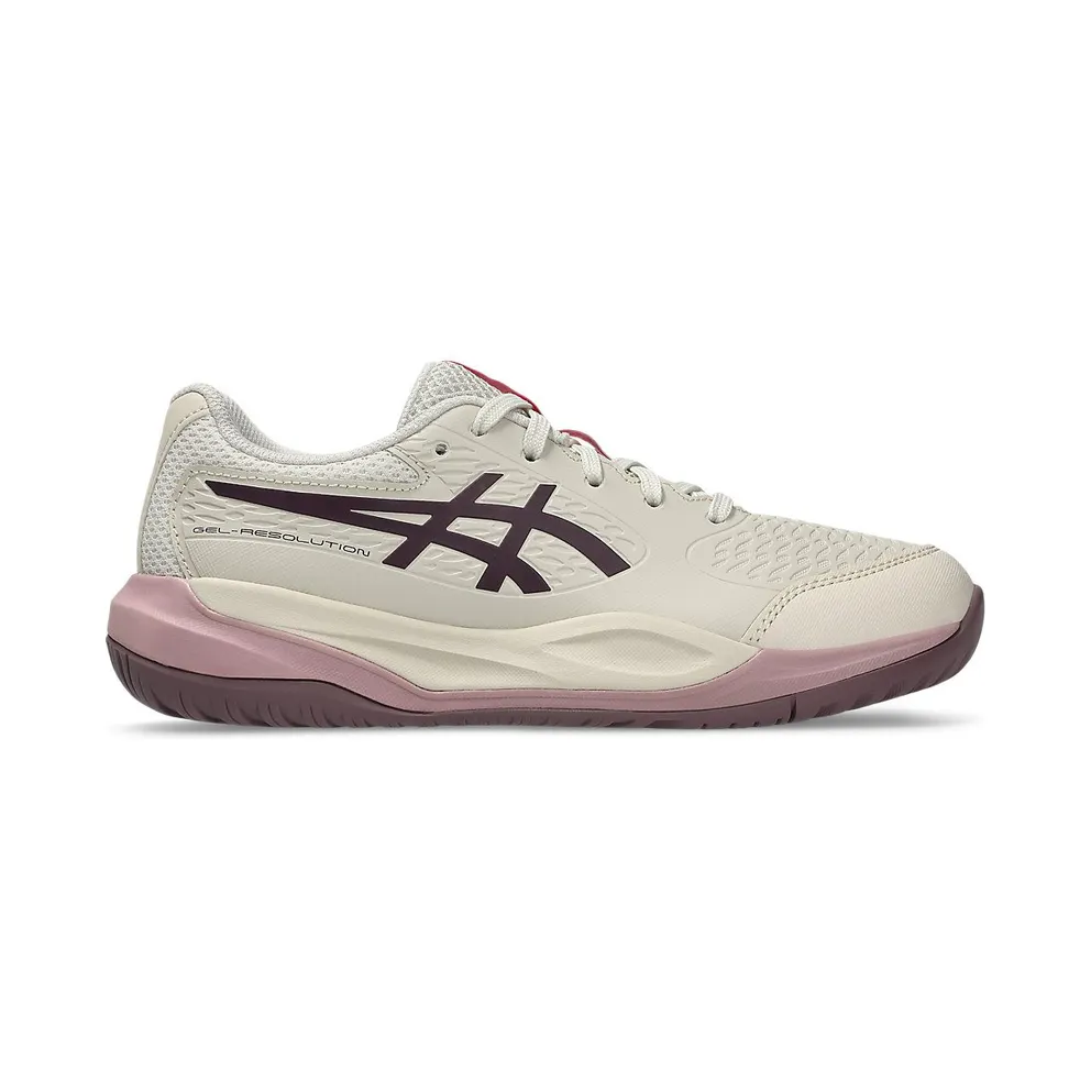 ASICS GEL-RESOLUTION X GS “Soft Oat / Dark Aubergine” (1044A081-250)