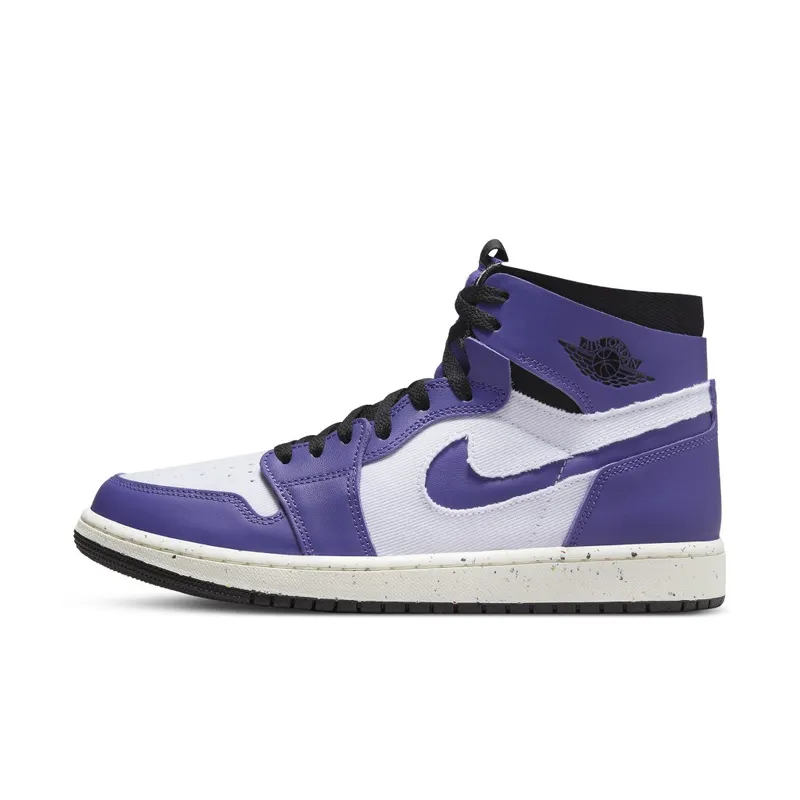 Jordan 1 High Zoom Air CMFT Crater Purple – “White / Crater Purple / Black” (CT0978-501)