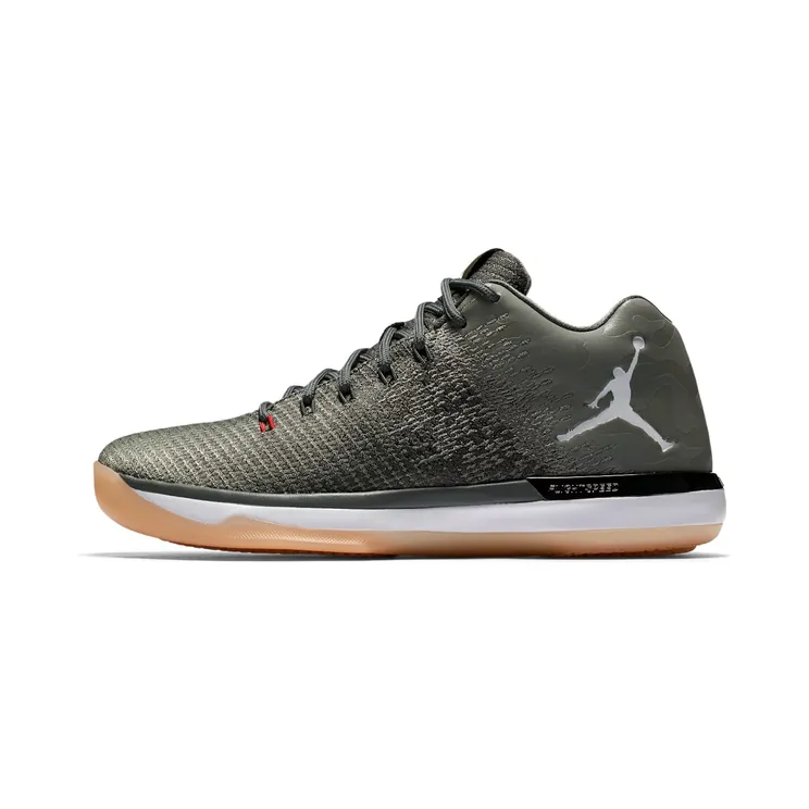 Jordan XXX1 Low Camo “River Rock / Dark Stucco / University Red / White” (897564-051)