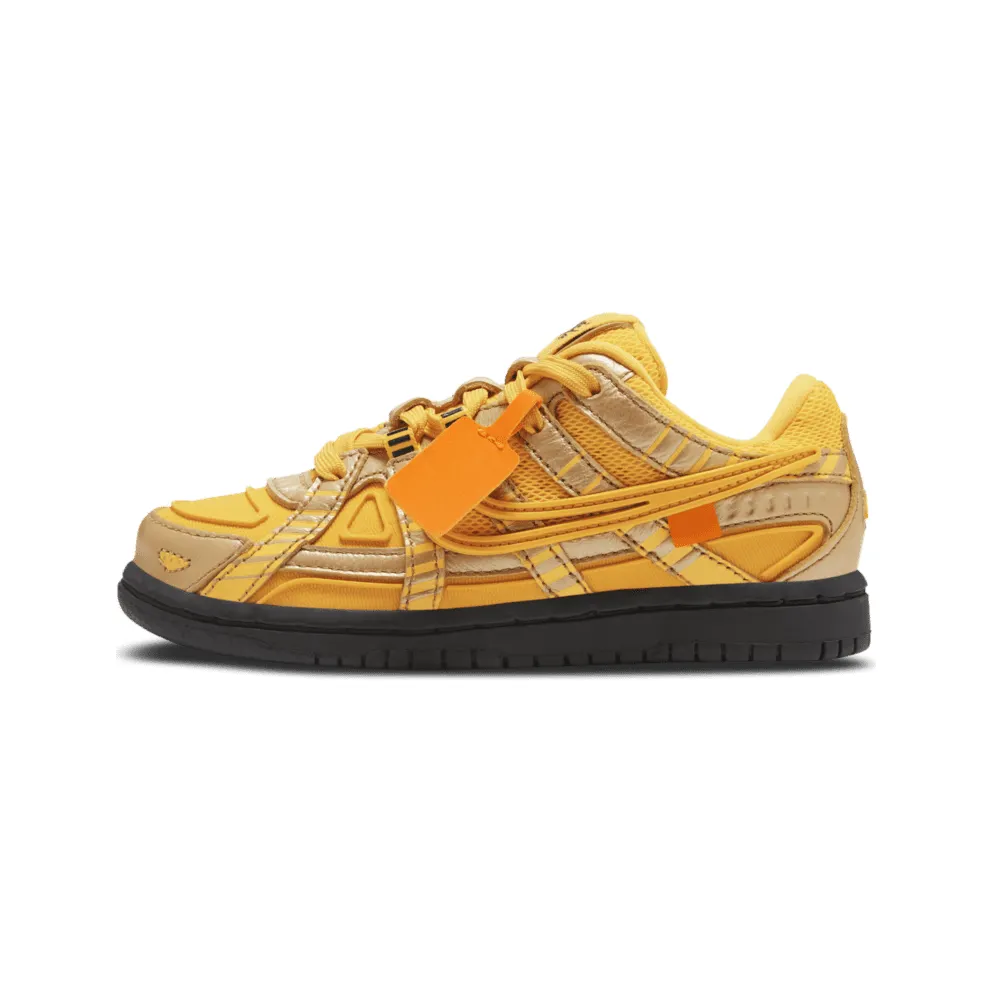 Nike Air Rubber Dunk Off-White University Gold (PS) University Gold/University Gold-Black (CW7410-700)