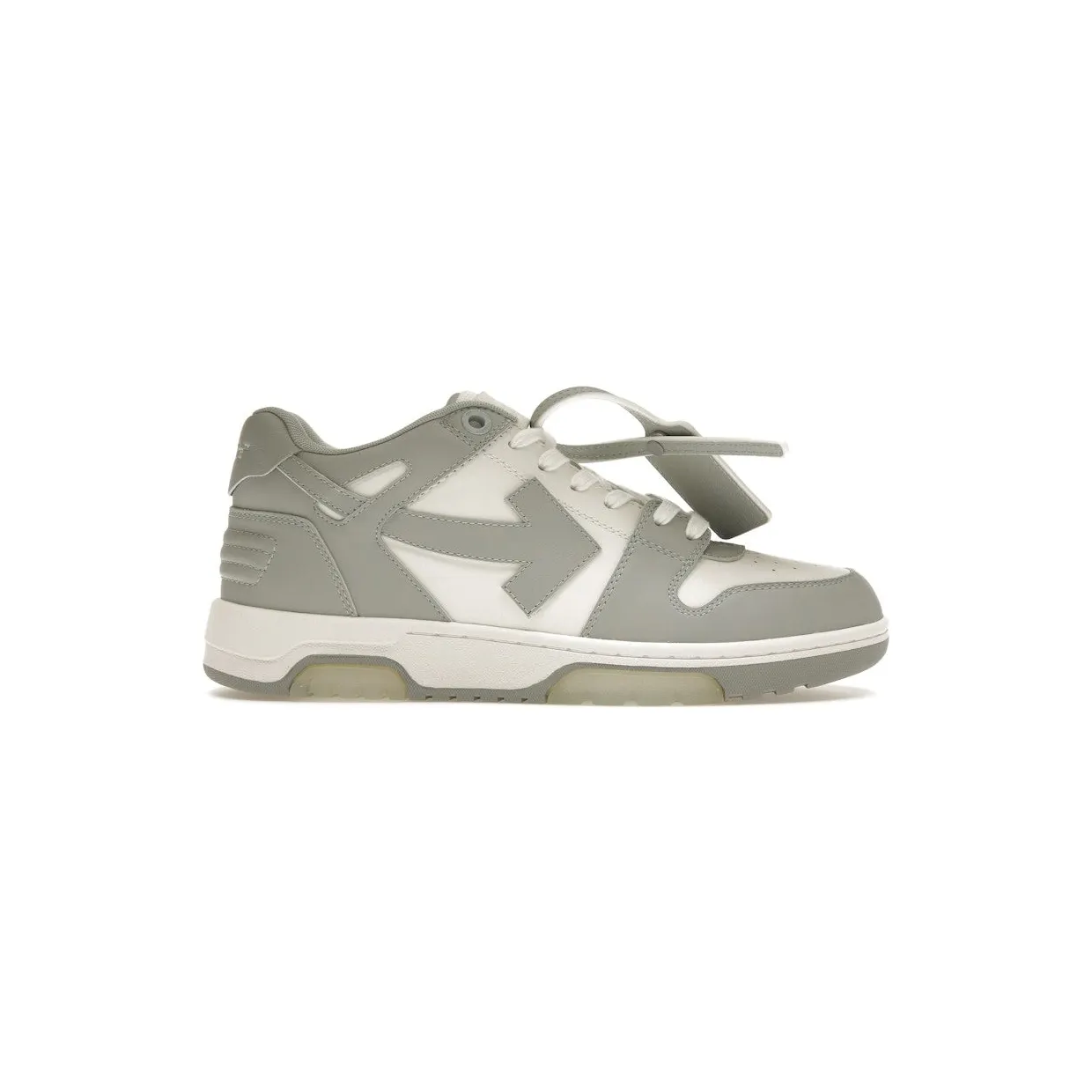 Off-White Out Of Office Calf Leather White Grey (OMIA189C99-LEA007-0109)
