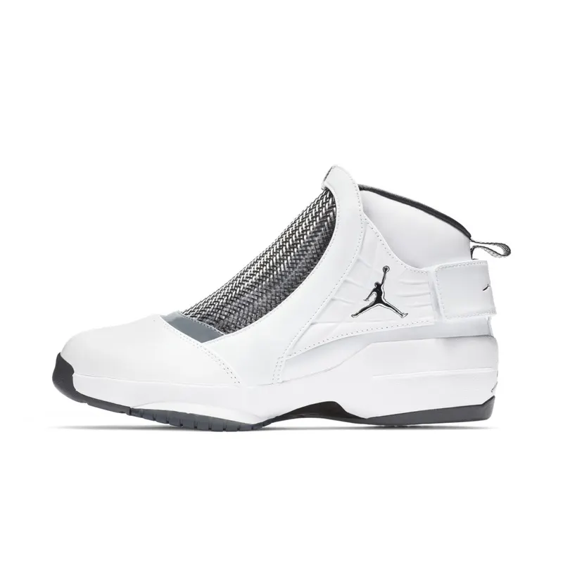 Jordan 19 Retro White Flint Grey White/Chrome-Flint Grey (AQ9213-100)