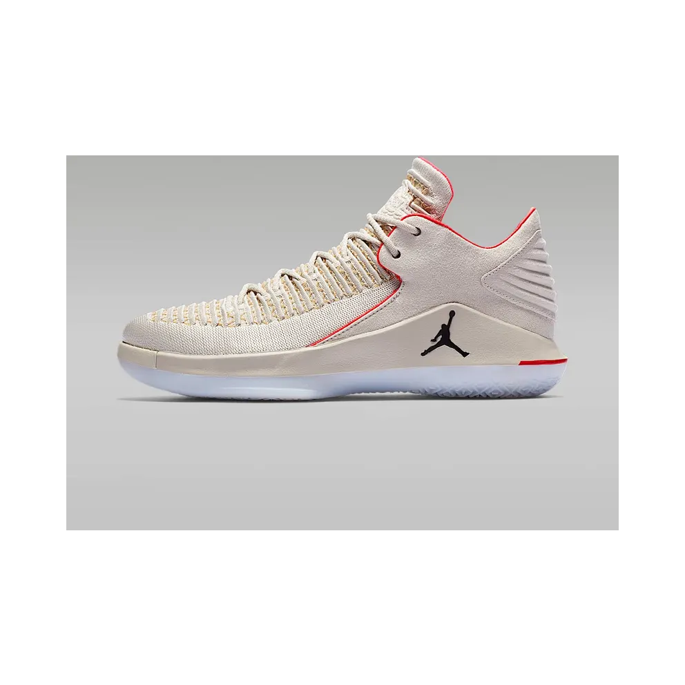 Jordan XXXII Low Gordon St. Light Bone/Black-Vachetta Tan-Infrared (AA1256-004)