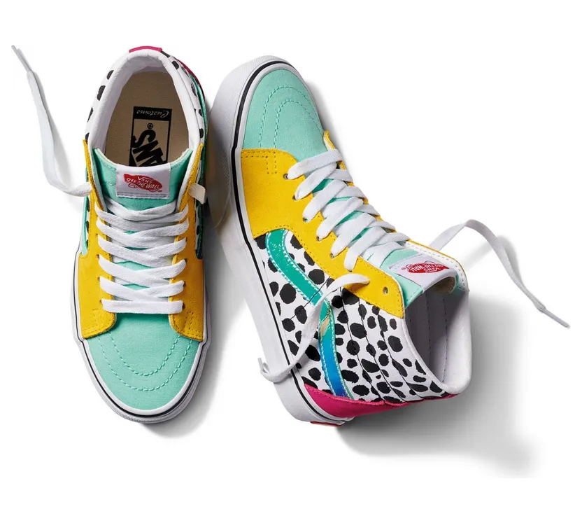 VANS Gepersonaliseerde Dalmatian Color Block Sk8-hi Multicolour (VN0A3CS0058)